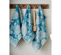 Joules Hidcote Birds Tapestry Towel Teal Mix
