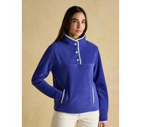 Joules High Neck Fleece Sweatshirt Blue