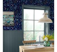 Joules Holcombe Floral Navy Wallpaper