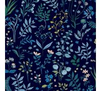 Joules Holcombe Floral Navy Wallpaper