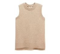 Joules Holly Longline Knitted Vest Camel