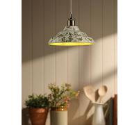 Joules Home Lighting Audley Ceramic Pendant Light White Mix