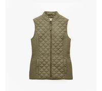 Joules Minx Womens Diamond Quilt Gilet - Sage Green - Sage Green - UK14 EU42 US10