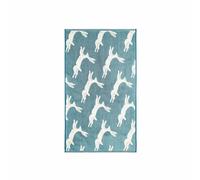 Joules Jumping Hare Bath Mat, Teal