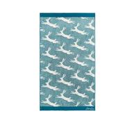 Joules Jumping Hare Hand Towel, Teal