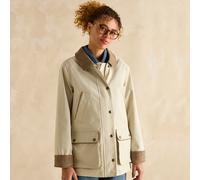 Joules Katherine Jacket - Women's Waterproof Coats - Beige - Size: UK14