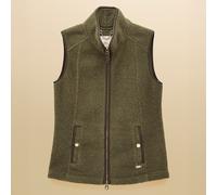 Joules Khaki Green Heritage Borg Fleece Gilet Size 16