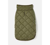 Joules Khaki Quilted Coat for Dogs - Small