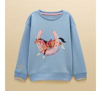 Joules Kids Blue Horse Mackenzie Appilique Sweatshirt