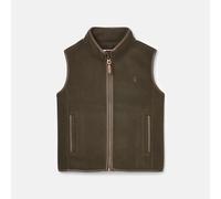 Joules Kids Dark Green Heritage Fleece Gilet