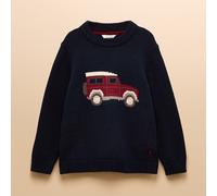 Joules Kids Navy Cracking 4x4 Knitted Jumper