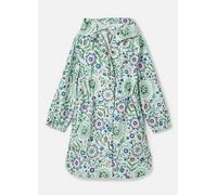 Joules Kids Waterproof Packable Raincoat Green Floral