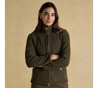 Joules Ladies Heritage Full Zip Fleece - Green - Size: UK14