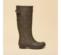 Joules Ladies Print Wellies - Brown - Size: UK 5