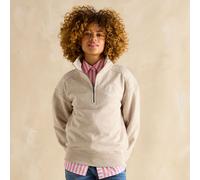 Joules Ladies Racquet 1/4 Zip Sweatshirt - Cream - Size: UK16