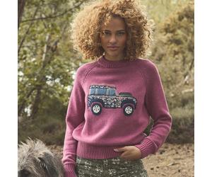 Joules Ladies Rutland Jumper - Pink - Size: X Large