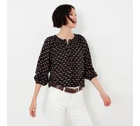 Joules Ladies Talia Smocked Neck Pop Over - Black - Size: UK16