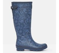Joules Ladies Welly Print Wellies - Navy - Size: UK 5