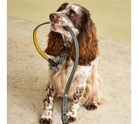 Joules For Dapper Dogs Navy Leather Dog Lead - With Padded Handle