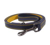 Joules Leather Dog Lead - Navy - Large