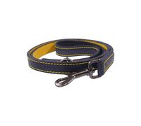 Joules Leather Dog Lead - Navy - Large