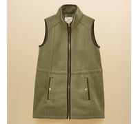 Joules Light Green Heritage Longline Fleece Gilet