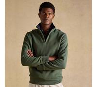 Joules Mens Alistair 1/4 Zip Sweater - Khaki - Size: XX Large