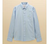 Joules Mens Blue White Stripe Classic Fit Oxford Shirt