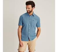 Joules Mens Breaker Linen Shirt - Blue - Size: X Large