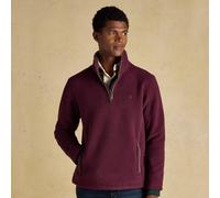 Joules Mens Heritage 1/4 Zip Fleece - Burgundy - Size: X Large