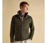 Joules Mens Heritage Full Zip Fleece - Dark Green - Size: Small