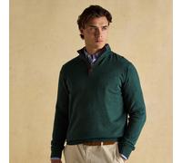Joules Mens Hillside 1/4 Zip Jumper - Forest - Size: Medium
