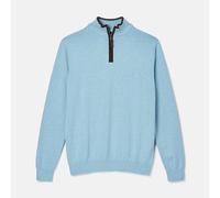 Joules Mens Light Blue Hillside Quarter Zip Knitted Jumper