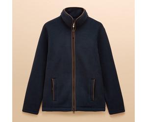 Joules Mens Navy Heritage Full Zip Fleece