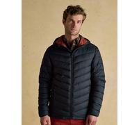 Joules Men's Padded Quilted Hooded Puffer Jacket - XXL - Navy, Black,Orange,Navy
