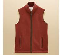 Joules Mens Rusty Brown Heritage Fleece Gilet