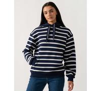 Joules Milbourne Womens Pullover Hoodie - Navy/White Stripe - Navy/White Stripe - UK16 EU44 US12