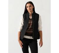 Joules Minx Womens Diamond Quilt Gilet - Black - Black - UK10 EU38 US6
