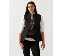 Joules Minx Womens Diamond Quilt Gilet - Black - Black - UK12 EU40 US8