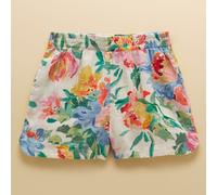 Joules Multi Floral Pull on Linen Shorts