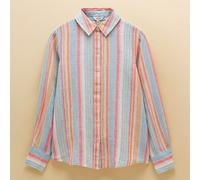 Joules Multi Stripe Anna Linen Long Sleeve Shirt
