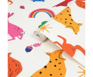 Joules Multicolour Country Critters Smooth Wallpaper