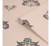 Joules Multicolour Floral Smooth Wallpaper Sample