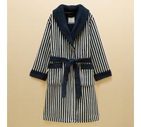 Joules Navy Cream Stripe Matilda Dressing Gown