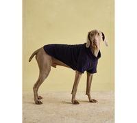 Rosewood x Joules Navy Fleece for Dogs, Large, Washable, Warm and Comfy Winter Fleece Jumper with Sleeves for Large Dogs
