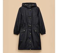 Joules Navy Floral Holkham Waterproof Packable Raincoat Size 14
