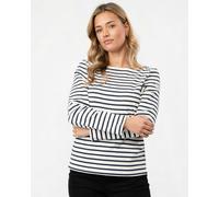 Joules Womens Harbour Cotton Long Sleeved Top UK 14- Bust 39.5' (100cm)
