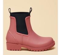Joules Pink Blue Oakfield Short Neoprene Lined Wellies