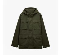 Joules PORTMAN Mens Green Waterproof Raincoat Green - Small