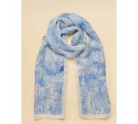 Joules Printed Scarf Blue Mix